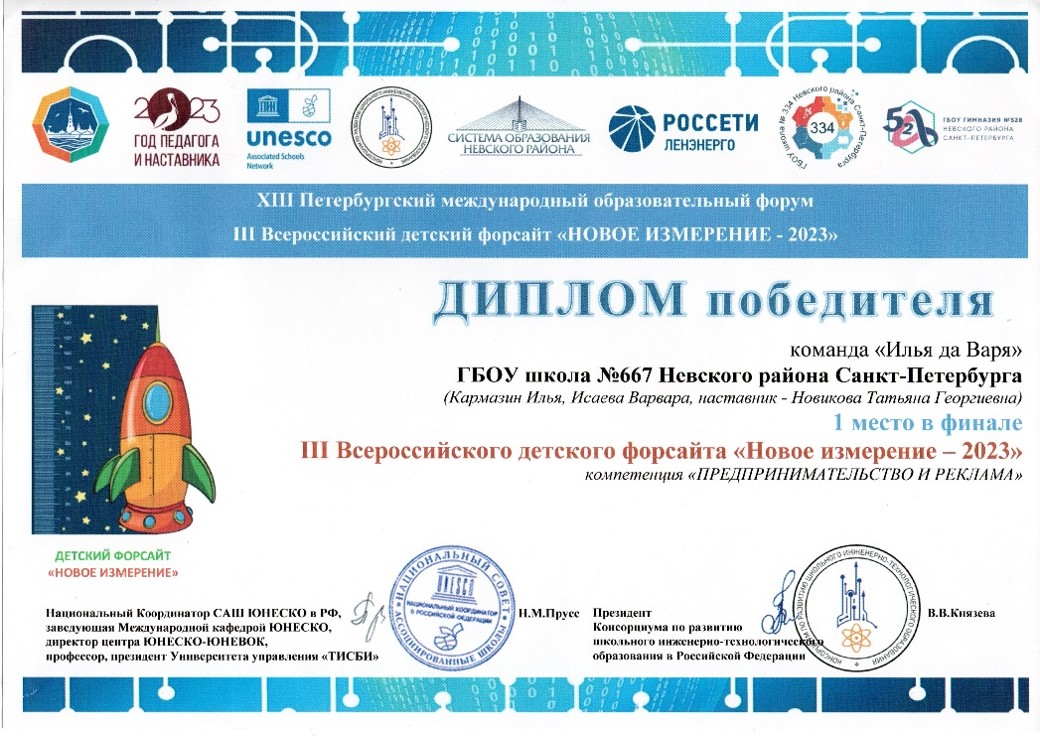 2023 Новикова